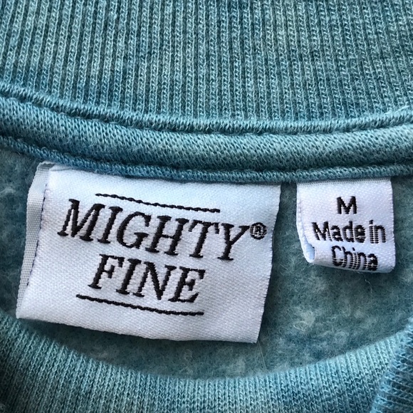 Tie dye mock turtleneck cropped graphic sweatshirt - Picture 9 of 11